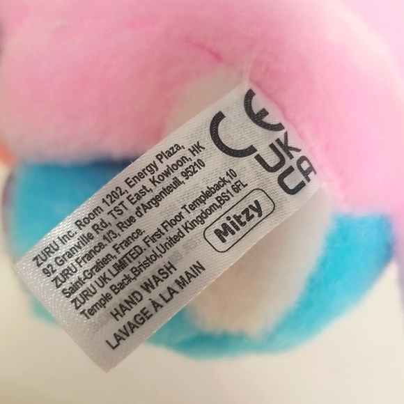 Coco Mitzy Cotton Candy Large Glitter Eyes Cat Plush by Zuru - Picture 8 of 10